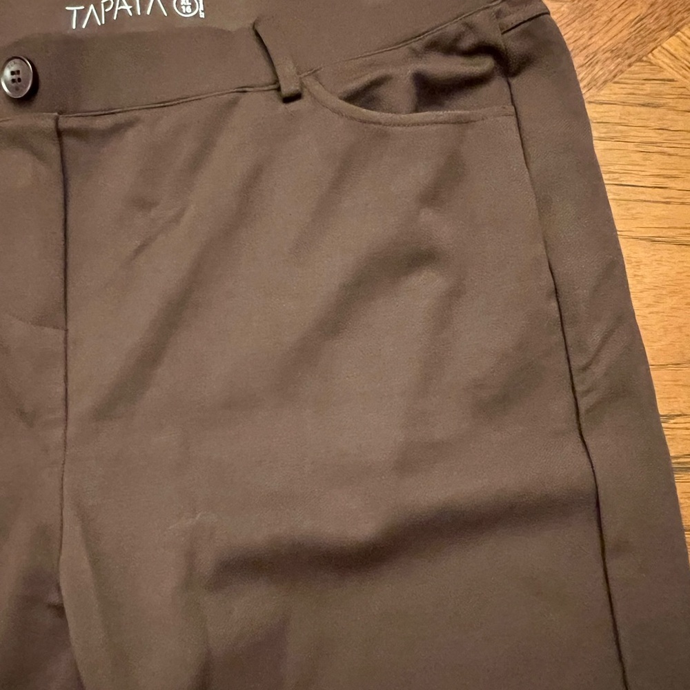 Tapata Brown Flared Soft Pull On Trouser Pants - Picture 5 of 8
